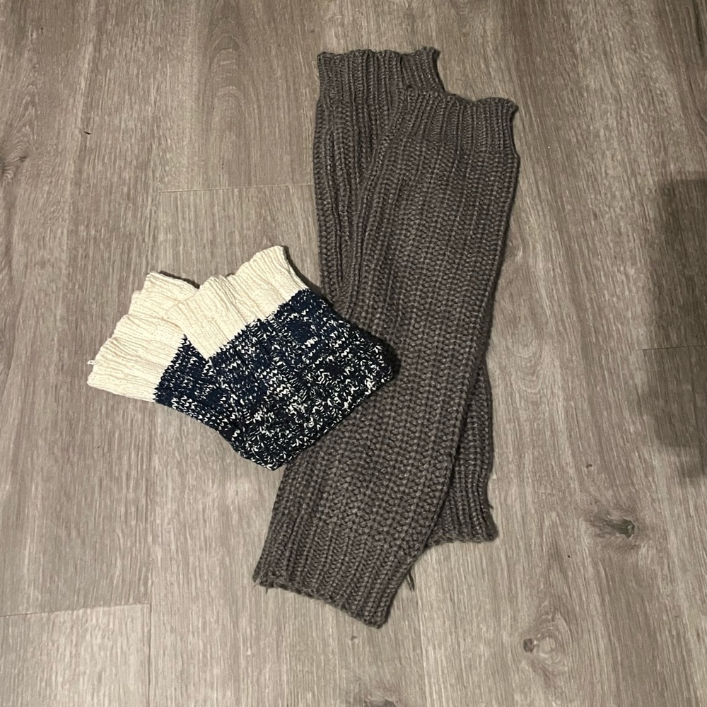 Lot of 2 Sets of Leg Warmers
